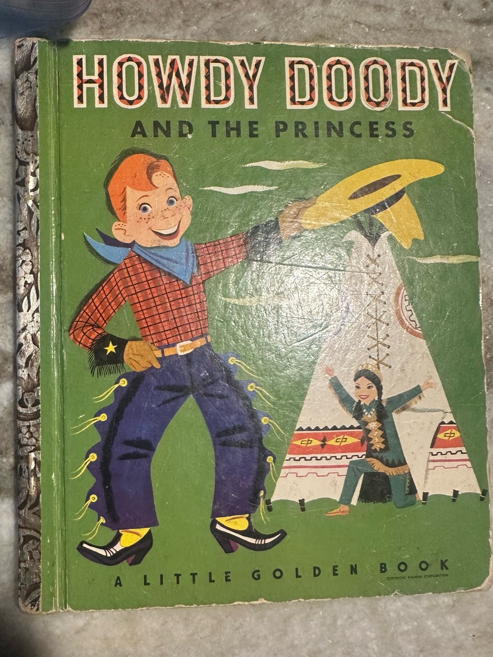 Vintage 1952 “Howdy Doody and the Princess” LGB #135 FIRST EDITION “A” Printing